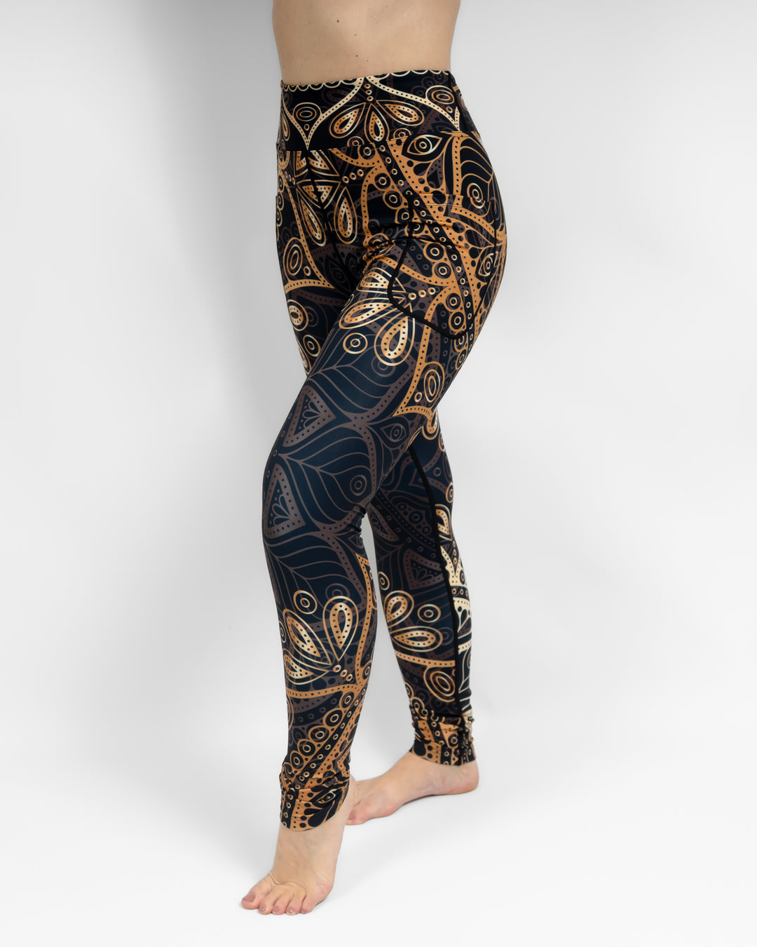 Aya Golden Mandala Winter Leggings