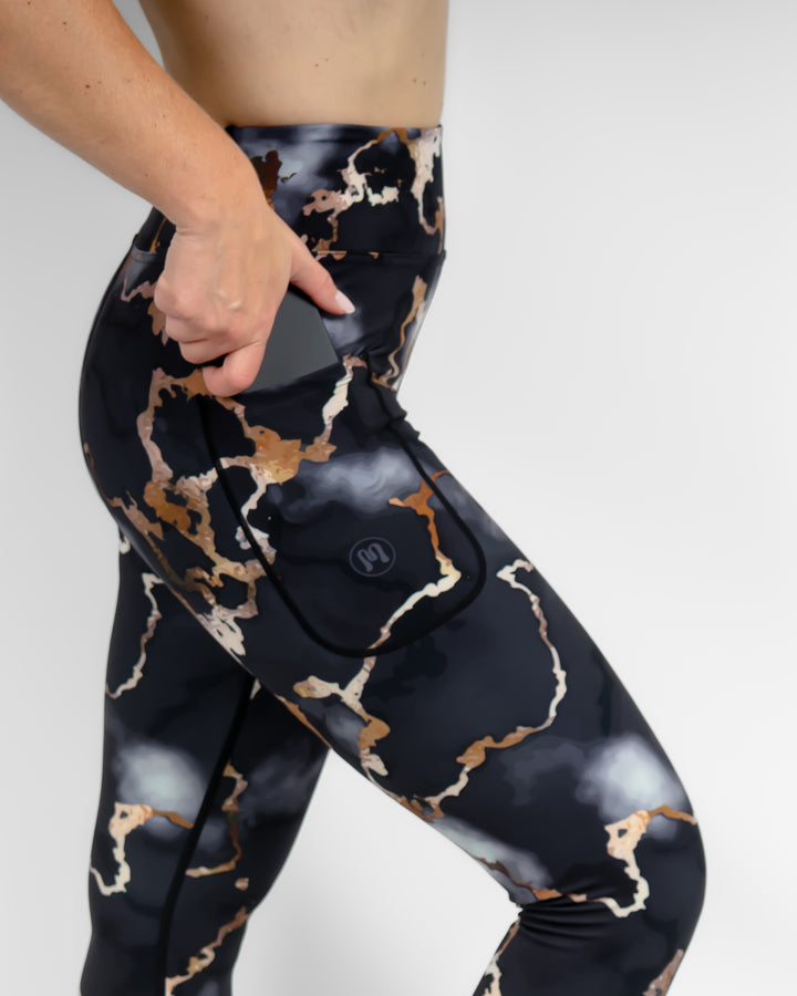 Aya Marble Winter Leggings