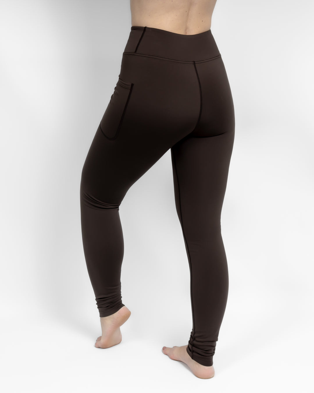 Aya Mocha Brown Winter Leggings