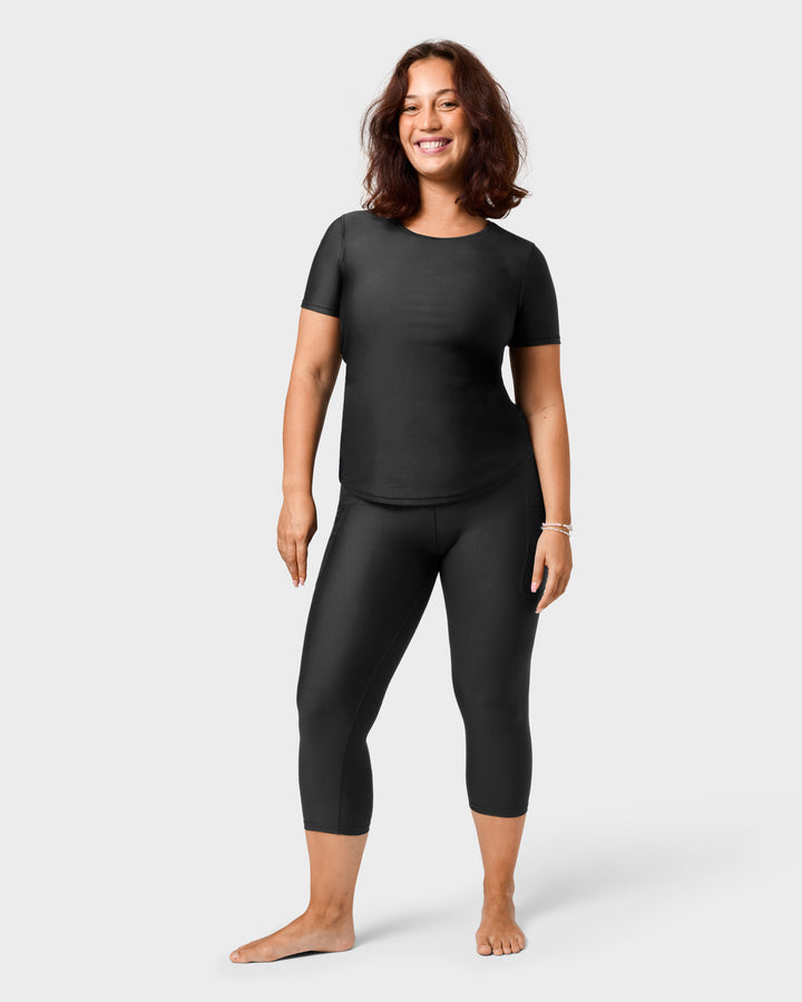 Signature Black Capri