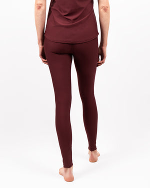 Signature Deep Bordeaux Leggings