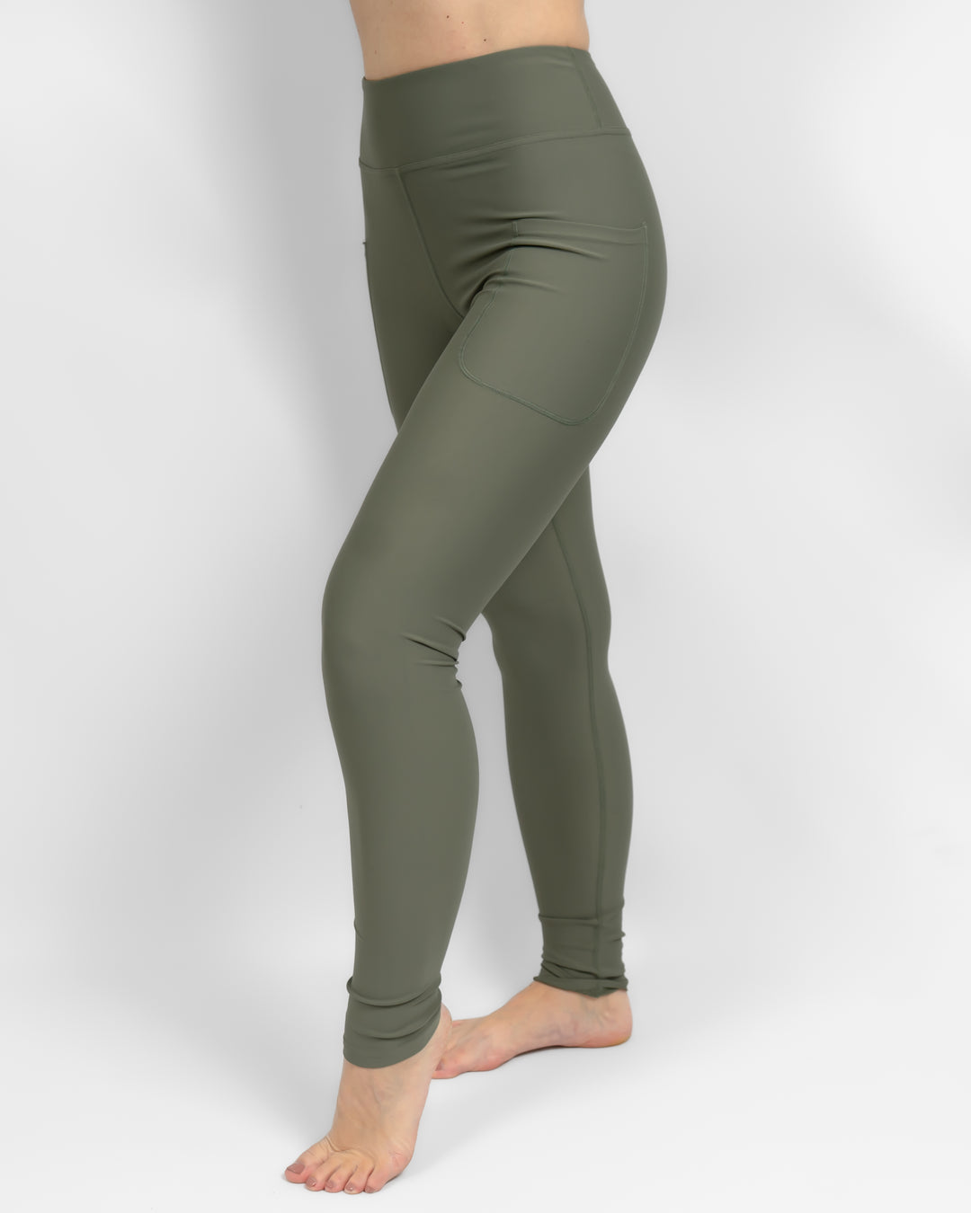Signature Dusty Green Leggings