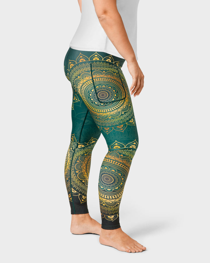 Signature Emerald Mandala Leggings