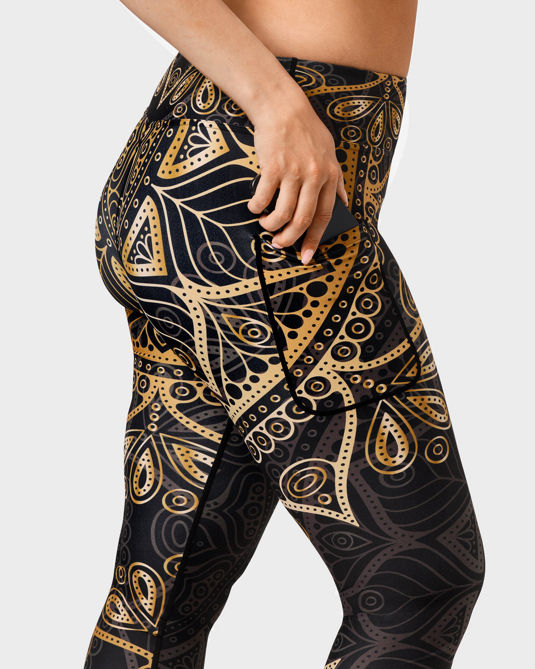Signature Golden Mandala Leggings