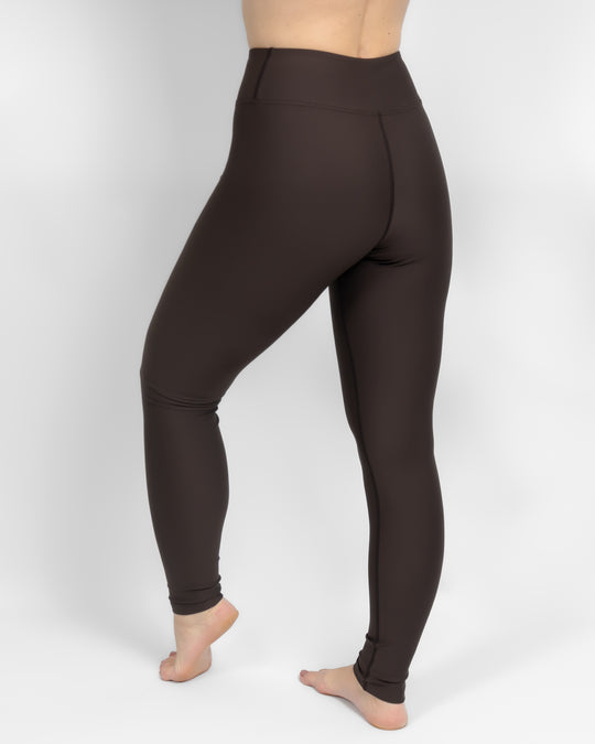 Maya Mocha Brown Flared Leggings
