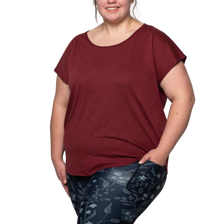 Marley Relaxed Bordeaux T-Shirt