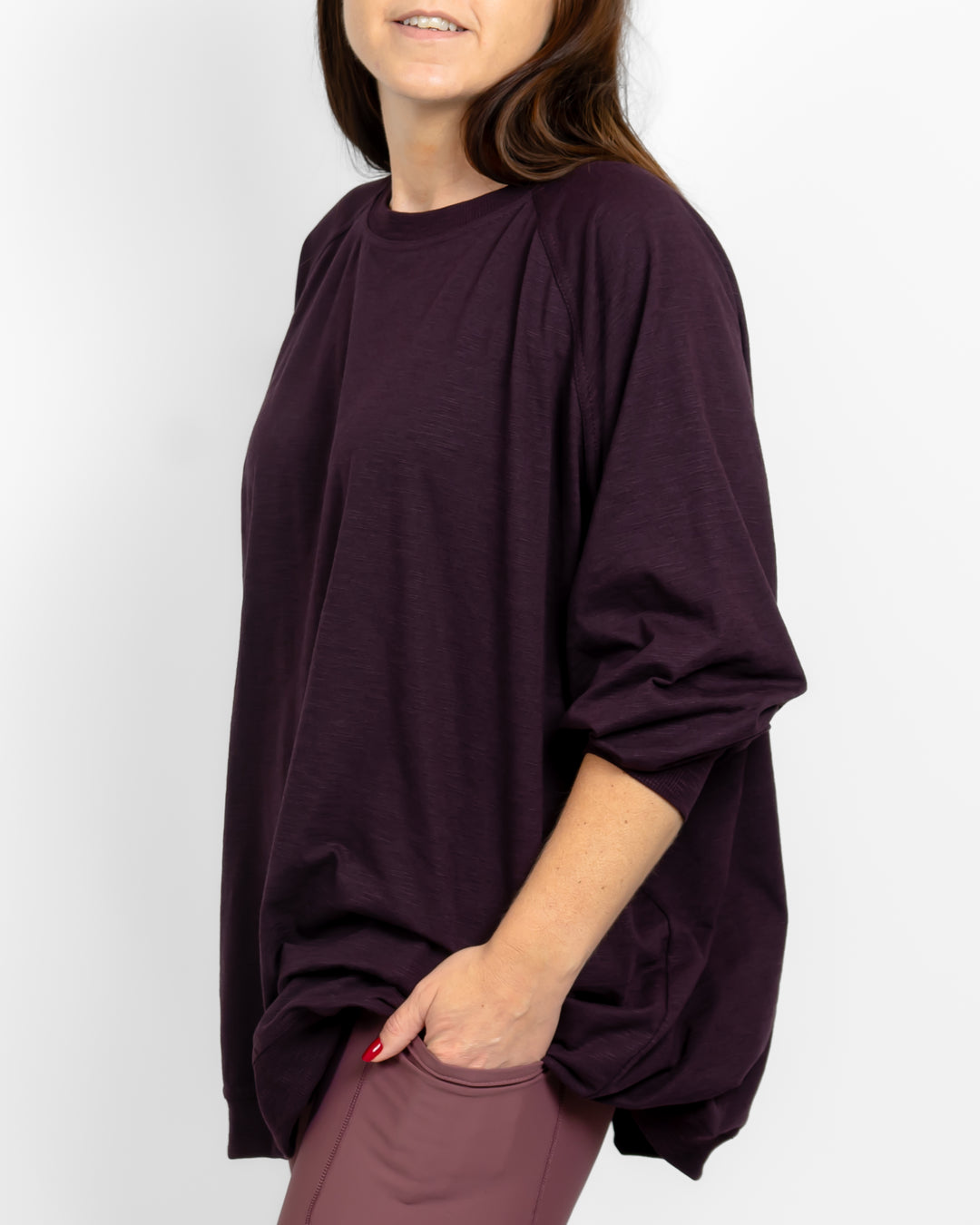 Marley Relaxed Deep Plum Shirt
