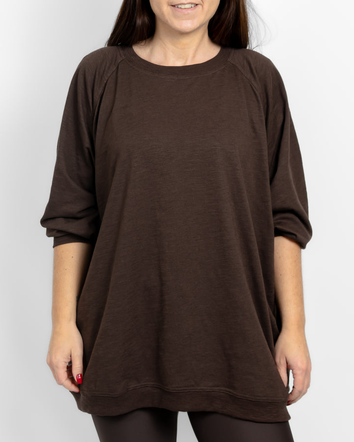 Marley Relaxed Mocha Brown Shirt