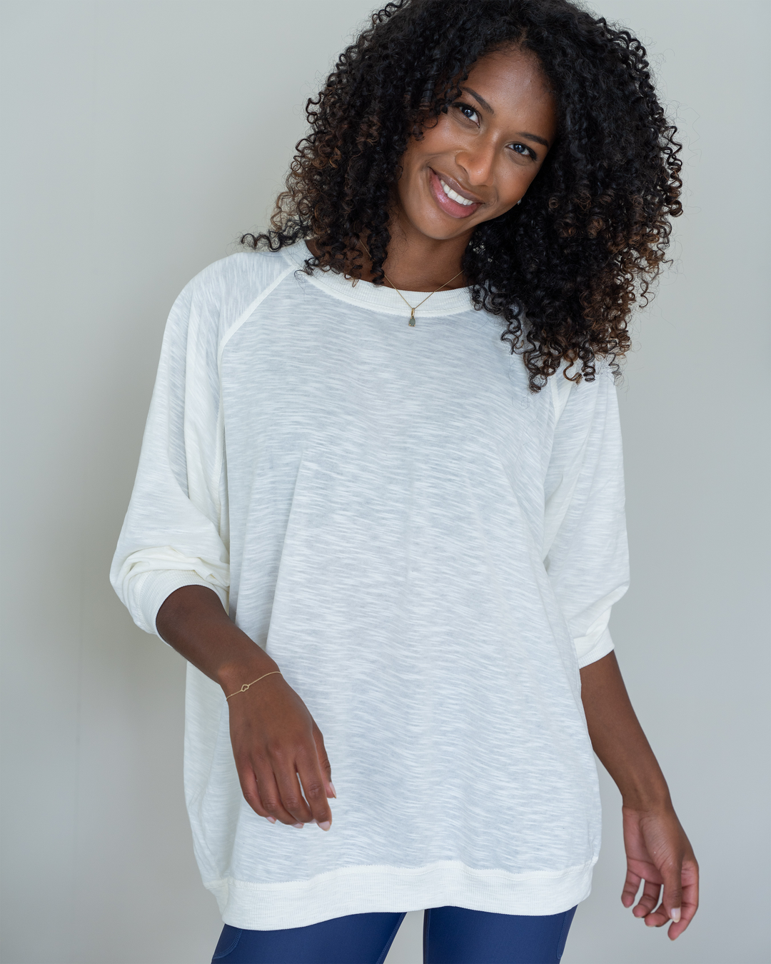 Marley Relaxed Off-White Shirt