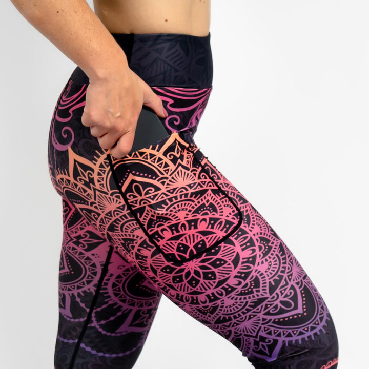 Signature Peach Mandala Leggings