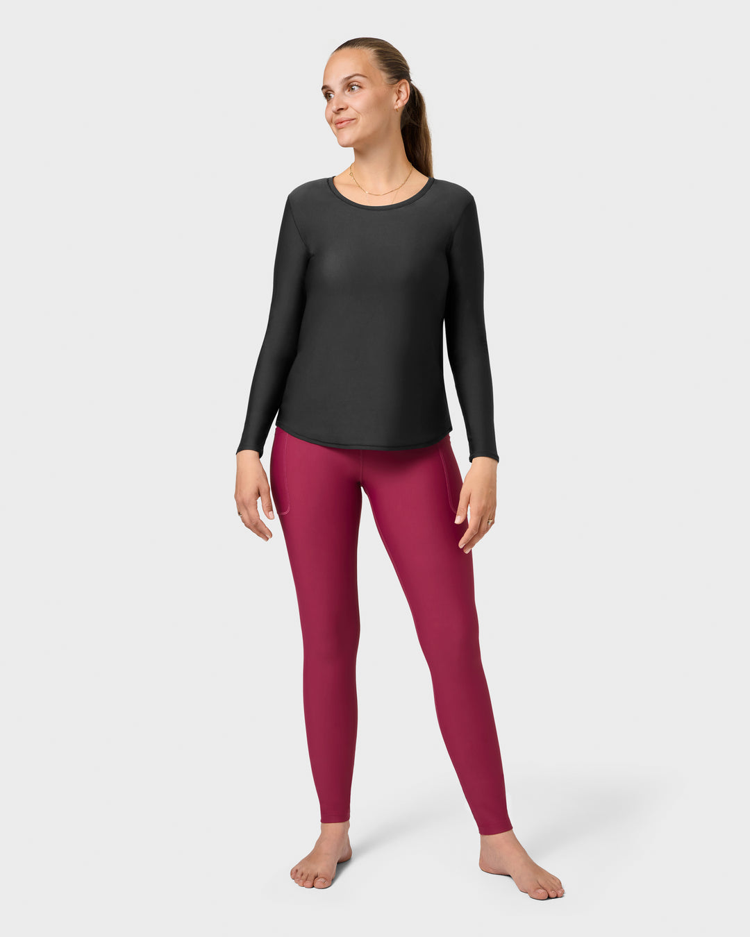 Signature Plum Leggings