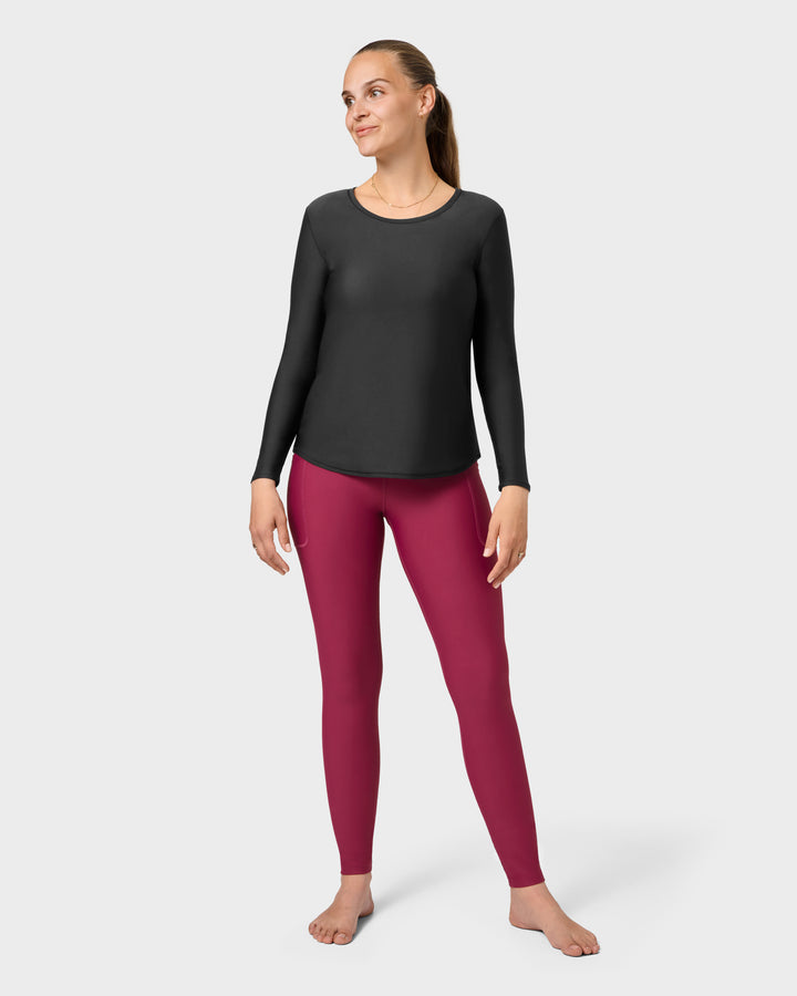 Signature Plum Leggings