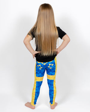 Block Kids Leggings