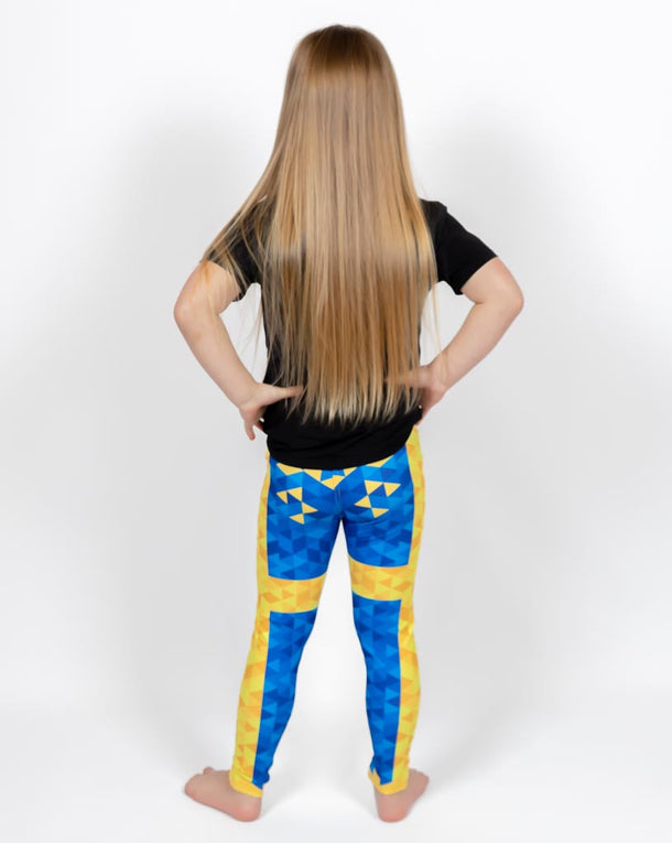 Block Kids Leggings