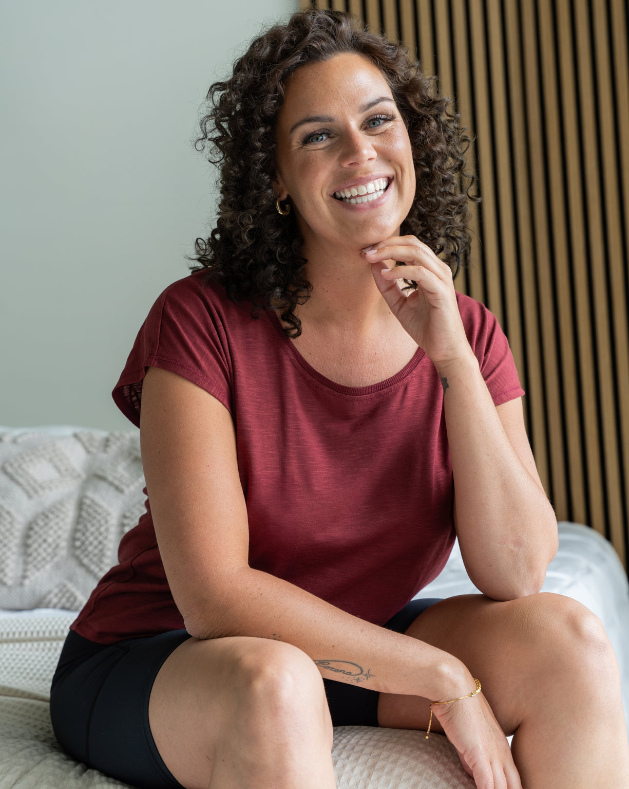Marley Relaxed Bordeaux T-Shirt