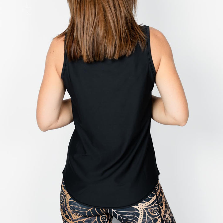 Vigga Fitted Black Top