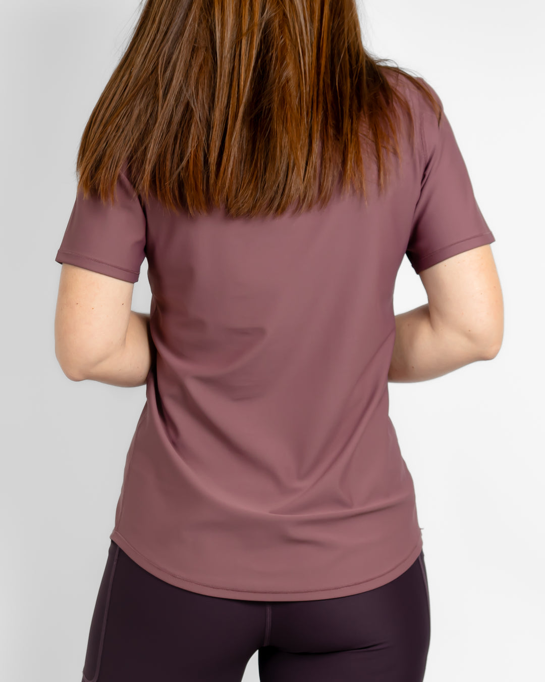 Vigga Fitted Dusty Rose T-Shirt