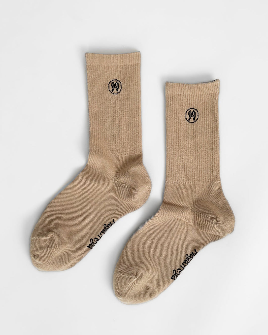 🎁‍ 3-Pakk - Zoe Beige Socks (Gratis gave)
