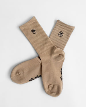 Zoe Beige Socks