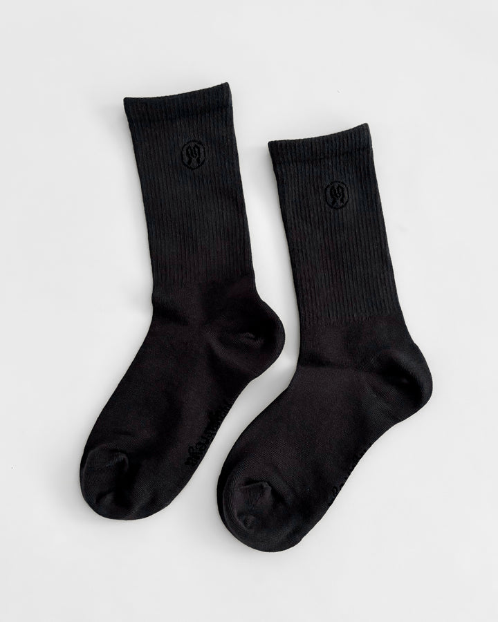3-Pakk Zoe Deep Grey Socks