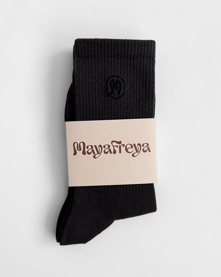 3-Pakk Zoe Deep Grey Socks
