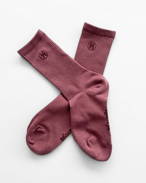 Zoe Dusty Rose Socks