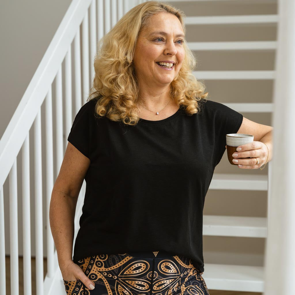 Marley Relaxed Black T-Shirt